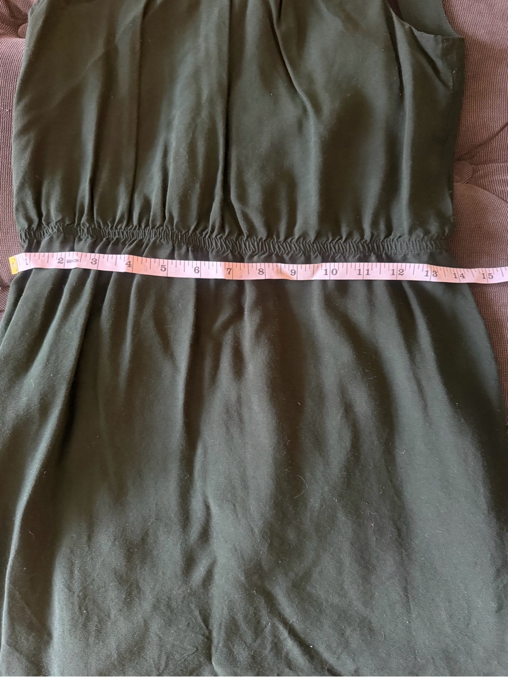 Zara Basic Olive Green Dress - Picture 5 of 6